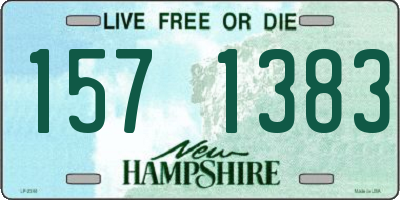 NH license plate 1571383