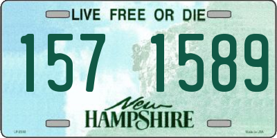 NH license plate 1571589