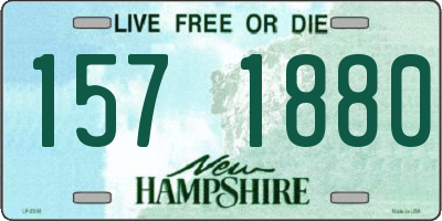 NH license plate 1571880