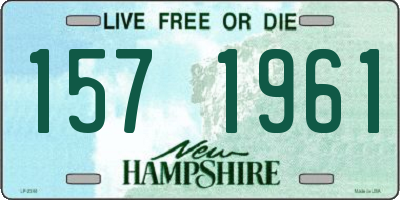 NH license plate 1571961