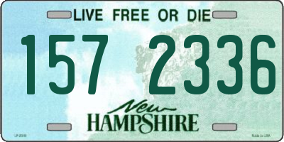 NH license plate 1572336