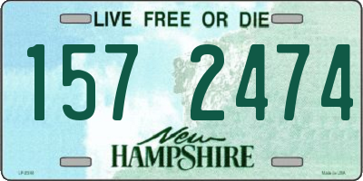 NH license plate 1572474