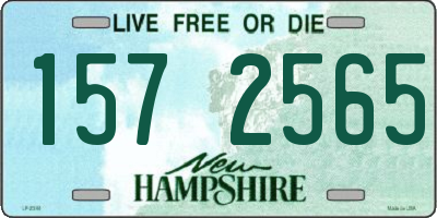 NH license plate 1572565