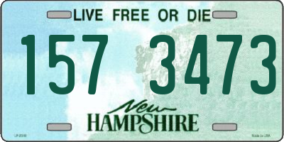 NH license plate 1573473