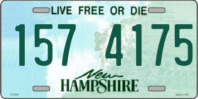 NH license plate 1574175