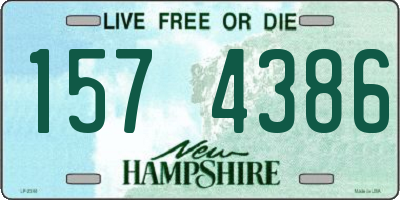 NH license plate 1574386