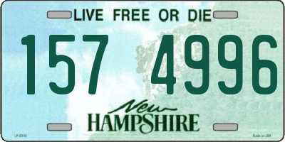 NH license plate 1574996