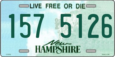 NH license plate 1575126