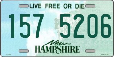 NH license plate 1575206