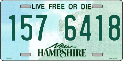 NH license plate 1576418