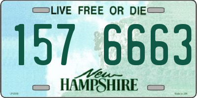 NH license plate 1576663