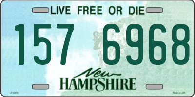 NH license plate 1576968