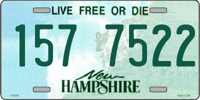 NH license plate 1577522