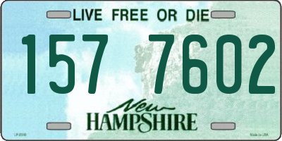 NH license plate 1577602