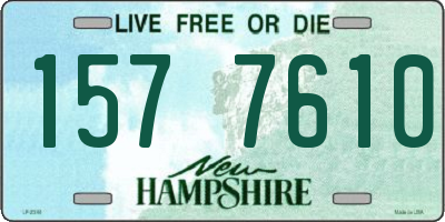 NH license plate 1577610