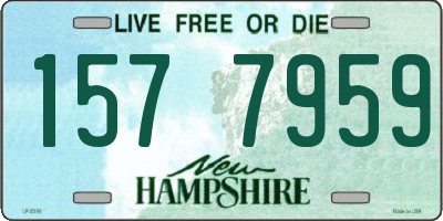 NH license plate 1577959