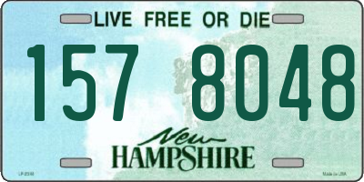NH license plate 1578048