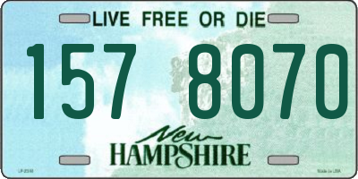 NH license plate 1578070