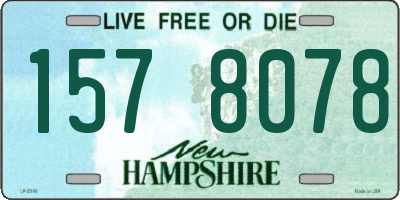 NH license plate 1578078