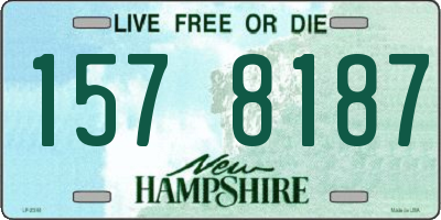 NH license plate 1578187