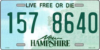 NH license plate 1578640