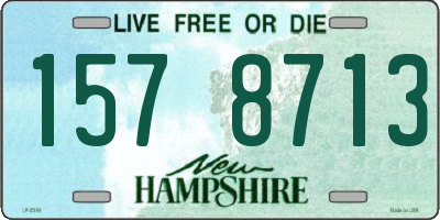 NH license plate 1578713