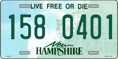 NH license plate 1580401