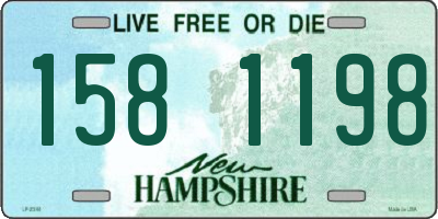 NH license plate 1581198