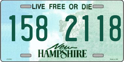 NH license plate 1582118