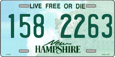 NH license plate 1582263