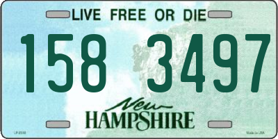 NH license plate 1583497