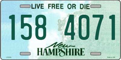 NH license plate 1584071