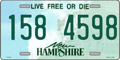NH license plate 1584598