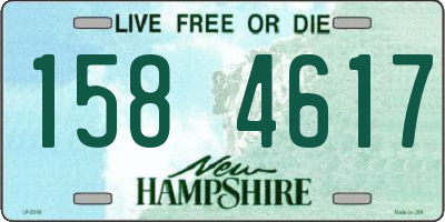 NH license plate 1584617