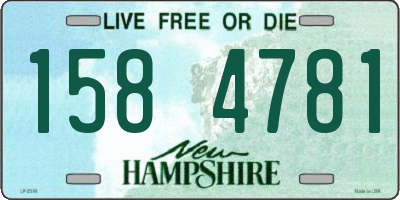 NH license plate 1584781