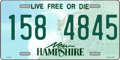 NH license plate 1584845