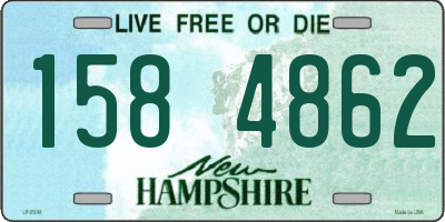 NH license plate 1584862