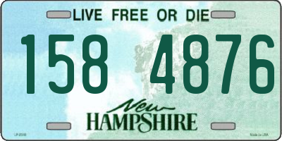 NH license plate 1584876