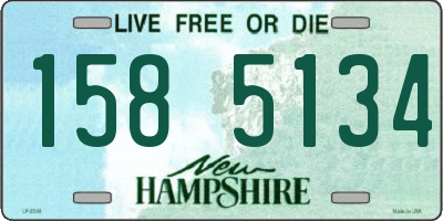 NH license plate 1585134