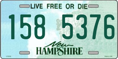 NH license plate 1585376