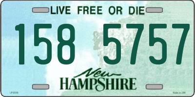 NH license plate 1585757