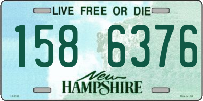 NH license plate 1586376