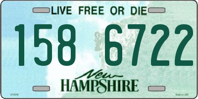 NH license plate 1586722