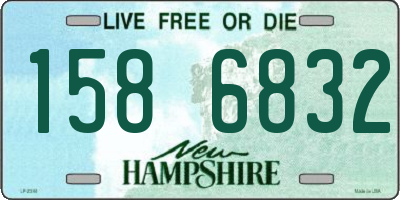 NH license plate 1586832