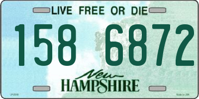NH license plate 1586872