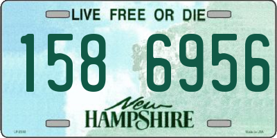 NH license plate 1586956