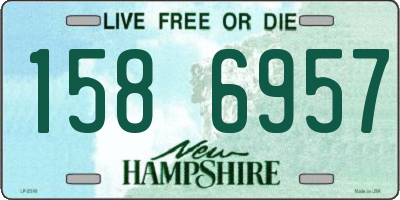 NH license plate 1586957