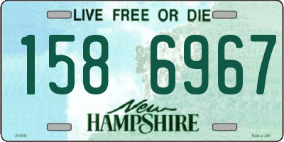 NH license plate 1586967