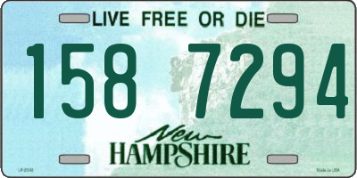 NH license plate 1587294