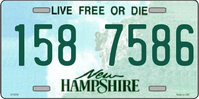 NH license plate 1587586